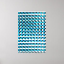 シアン キャンバスプリント