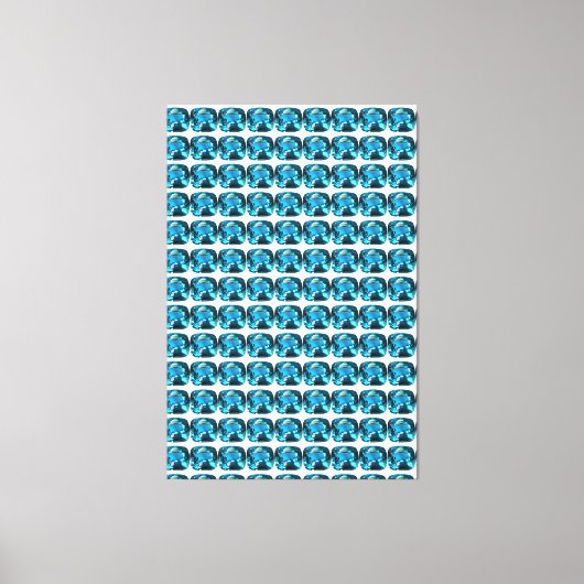 シアン キャンバスプリント (正面)