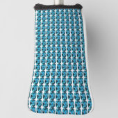 シアン ゴルフヘッドカバー (回転90)