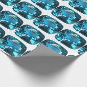 シアン ラッピングペーパー (角)