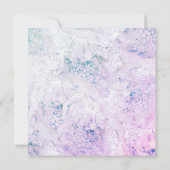 シアン&ラベンダーアンダーザシーホテルSweet sixteen 招待状 (裏面)