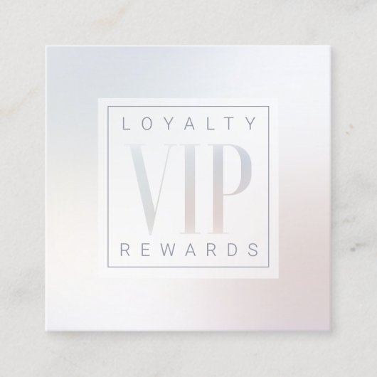 シアーエレガントルラグジュアリーパールシャインVIP ロイヤリティカード (正面)