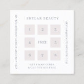 シアーエレガントルラグジュアリーパールシャインVIP ロイヤリティカード (裏面)