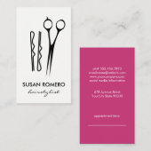 シアーズとヘアピンのアポイントメント 予約カード (正面/裏面)