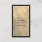 シアーズグエレガントレーウォーターの色 |黒縁ど 名刺 (裏面)