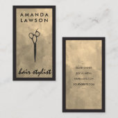 シアーズグエレガントレーウォーターの色 |黒縁ど 名刺 (正面/裏面)