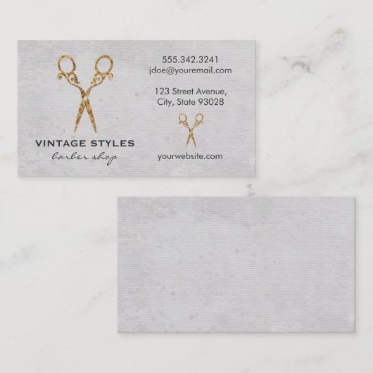 シアーズファンシーウォーター色理容師 名刺 (正面/裏面)