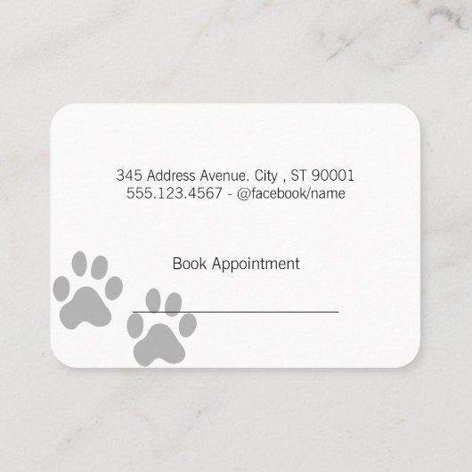 シアーズファンシードッグトリマー 予約カード (裏面)