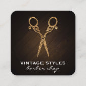 シアーズ | 華美 of金ゴールド スクエア名刺 (正面)