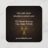 シアーズ | 華美 of金ゴールド スクエア名刺 (裏面)