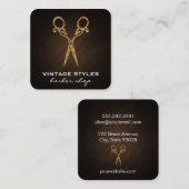 シアーズ | 華美 of金ゴールド スクエア名刺 (正面/裏面)