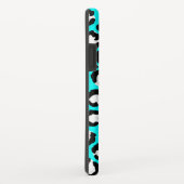 シアートアモダンンブルーレオパードアニマルプリント Case-Mate iPhoneケース (裏面/右)