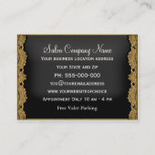 シアーヘイゼルシュトダブルシザー美容師 名刺 (裏面)