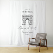 シィーセドオイ パリ アーク・ド・トロンフォー 受付看板 タペストリー (インサイチュ)