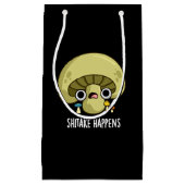 シイタケがおもしろい起こる スモールペーパーバッグ (正面)