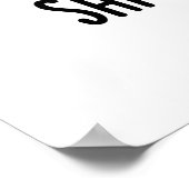 シイタケがおもしろい起こる ポスター (角)