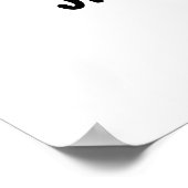 シイタケがおもしろい起こる ポスター (角)