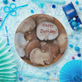 シイタケマッシュルーム誕生日 ペーパープレート (パーティー)