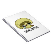 シイタケ・ハプニング 面白いキノコのダジャレ ノートブック (右側)