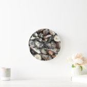 シイタケ ラウンド壁時計 (ホーム)