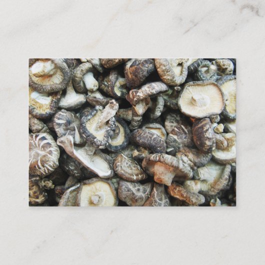 シイタケ 名刺 (裏面)