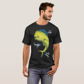 シイラと小魚 Tシャツ (正面フル)