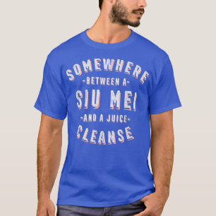 シウおもしろいメイとジュースクリーンバーベキュービーガン Tシャツ