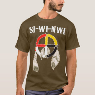 シウィンワ・ショーニー・トライブ先住民アメリカインディアンメディ Tシャツ