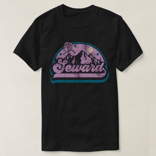 シウォード, アラスカ州 Tシャツ (デザイン正面)