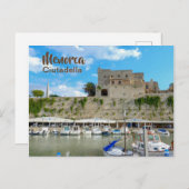 シウタデラのメノルカ港 ポストカード (正面/裏面)