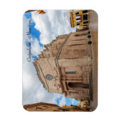 シウタデラの旧サンタマリア大聖堂-メノルカ マグネット (縦)