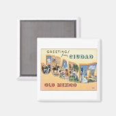 シウダジュアレスからの挨拶 マグネット (正面/裏面)