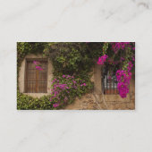 シウダッド記念碑、花に覆われた建物 名刺 (裏面)