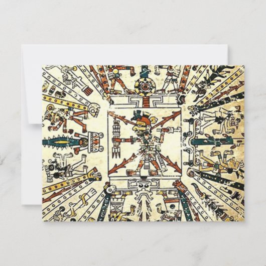 シウテクリアステカ死神 招待状 (正面)