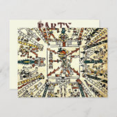 シウテクリアステカ死神 招待状 (正面/裏面)