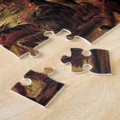 シウ族のティピー 戦争評議会 ジョージ・キャトリン 1850年頃 ジグソーパズル (側面)