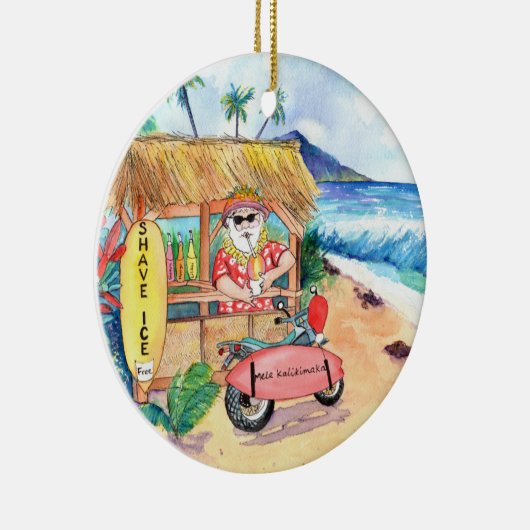 シェアアイスサンタクロスメレカリキマカクリスマス セラミックオーナメント (右)