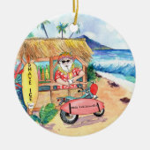 シェアアイスサンタクロスメレカリキマカクリスマス セラミックオーナメント (正面)