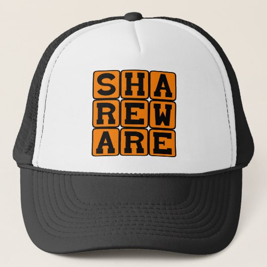 シェアウェア, ソフトウェア キャップ (正面)