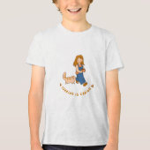 シェアリング・イズ・ケアリング Tシャツ デザイン (正面)
