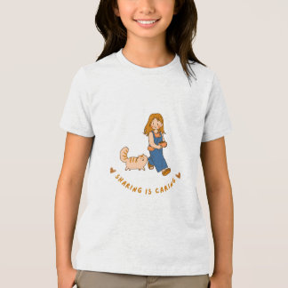 シェアリング・イズ・ケアリング Tシャツ デザイン