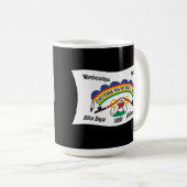 シェイエンリバースー国旗のマグカップ コーヒーマグカップ (正面右)