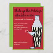 シェイクアップザホリデーズカクテル招待状 招待状 (正面/裏面)