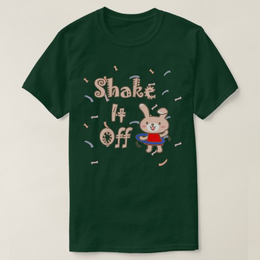 シェイクオフもしバニーフラフープ Tシャツ (デザイン正面)