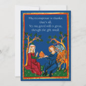 シェイクスピアありがとう サンキューカード (正面)