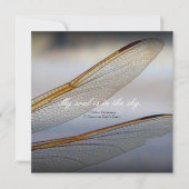 シェイクスピアとトンボ翼のマクロ引用文 カード (正面)