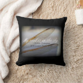 シェイクスピアとトンボ翼のマクロ引用文 クッション (ブランケット)