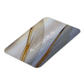 シェイクスピアとトンボ翼のマクロ引用文 マグネット (左側)