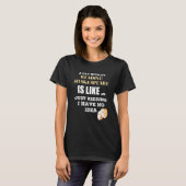 シェイクスピアのない日は冗談に似ている Tシャツ (正面フル)