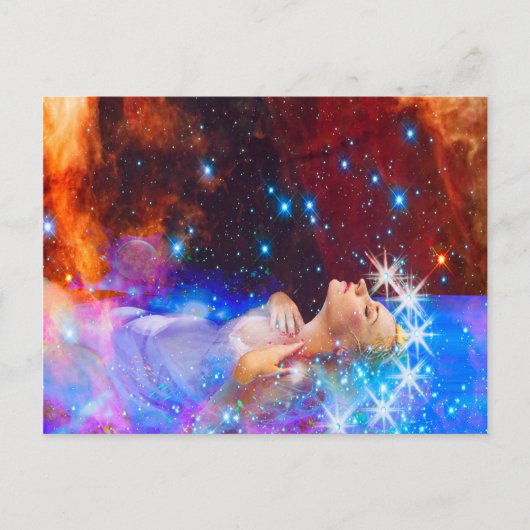 シェイクスピアのオフェリア ポストカード (正面)